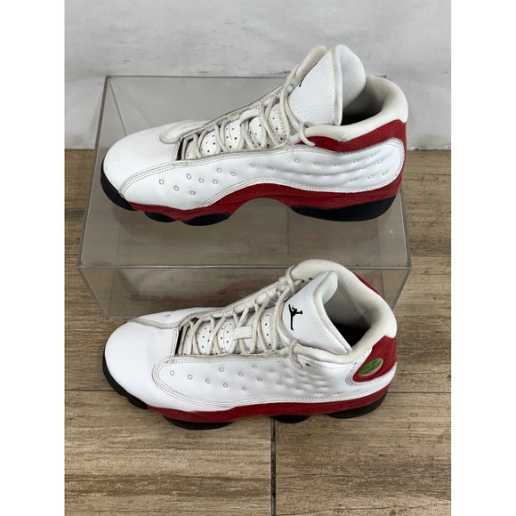 Air Jordan 13 XIII Retro White Red Kids Youth Basketball Shoes Size 7Y - Picture 9 of 10
